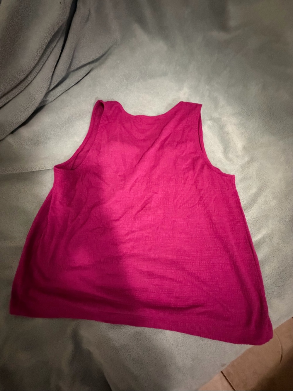Banana Republic Bright Fuchsia Sleeveless Knit Tank